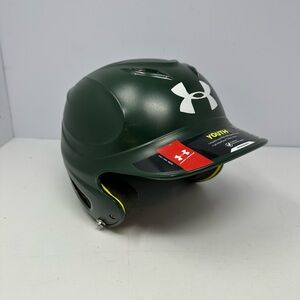 NEW! Under Armour Matte Green Molded Batting Helmet UABH110MM 5 7/8-6 3/4 Youth